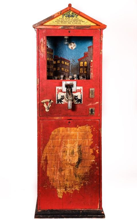 British American Novelty Co Arcade "Pussy" Target (1 of 10)