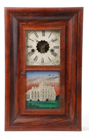 Wm. L. Gilbert Chiming (8) Day Shelf Clock (1 of 5)