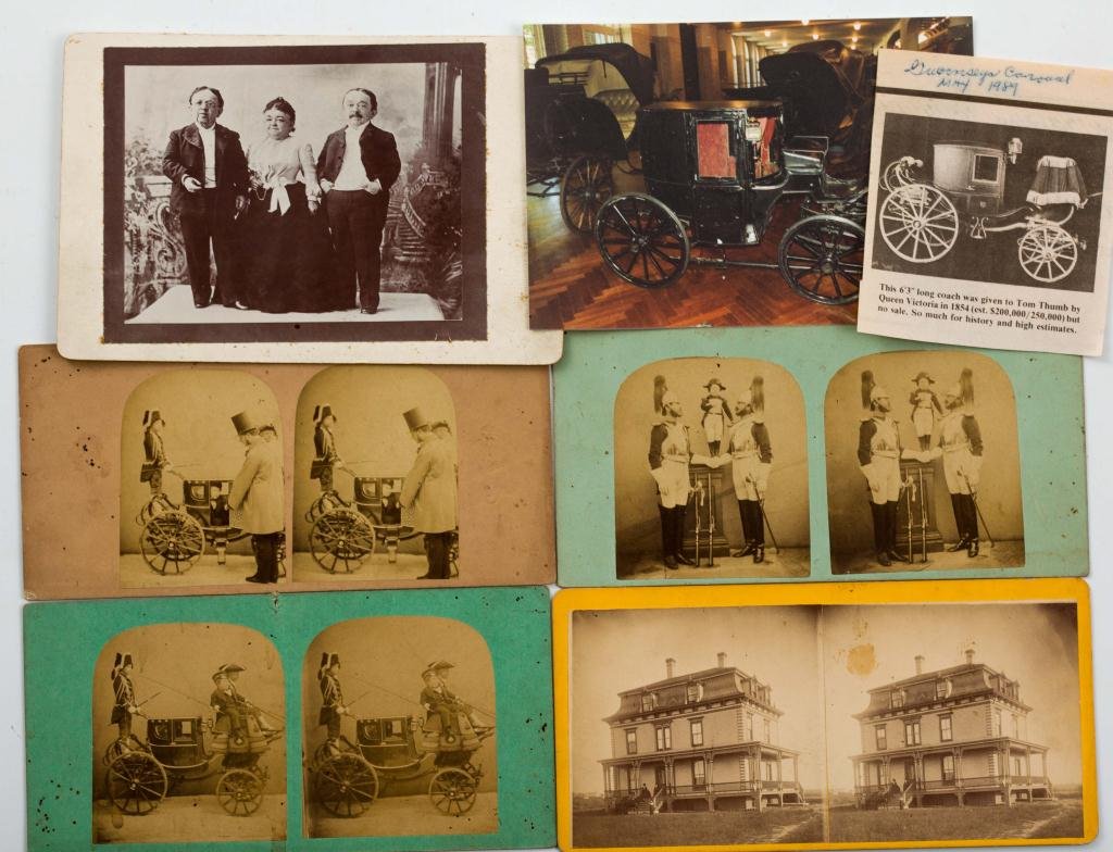 Tom Thumb Stereoviews and Cabintet Card (1 of 6)