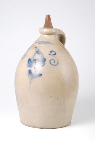 A.H. Brington Lyons NY Saltglazed Stoneware Jug (1 of 6)