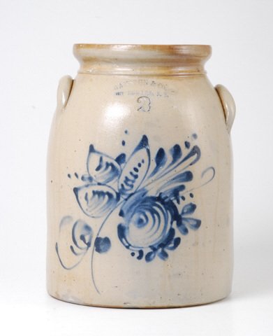Haxtun & Co. Floral Decorated Stoneware Jar (1 of 5)