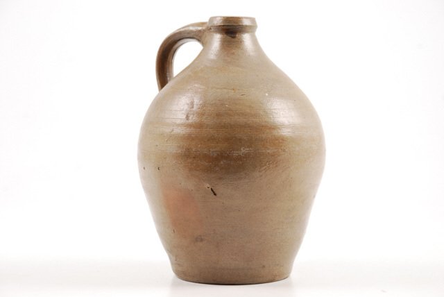 Small Ovoid Stoneware Jug with Strap Handle (1 of 7)
