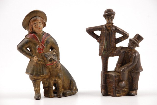Mutt & Jeff and Buster Brown Cast Iron Still Banks (1 of 7)