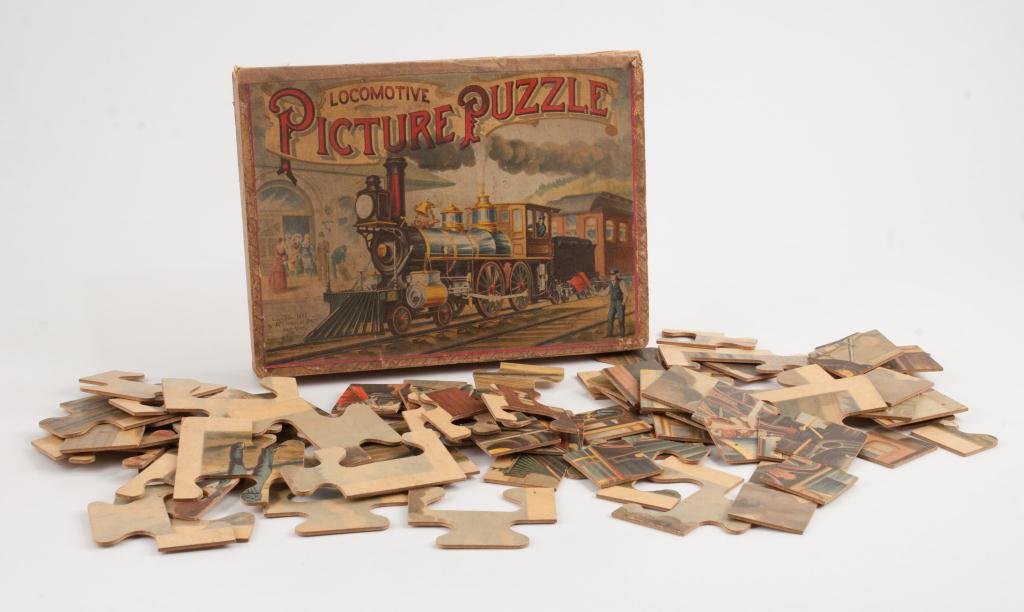 1887 McLoughlin Bros. Locomotive Picture Puzzle (1 of 8)