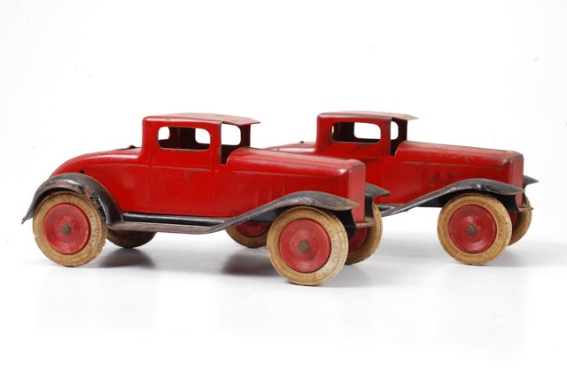 Pair of Wyandotte Pressed Steel Roadsters (1 of 6)