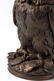 Zinc Alloy Figural Cast Owl Lamp with Glass Eyes - 5