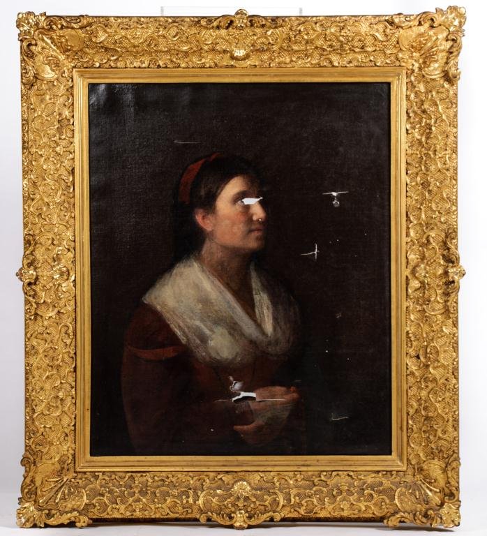 (19th c.) American School Frame and Portrait (1 of 4)