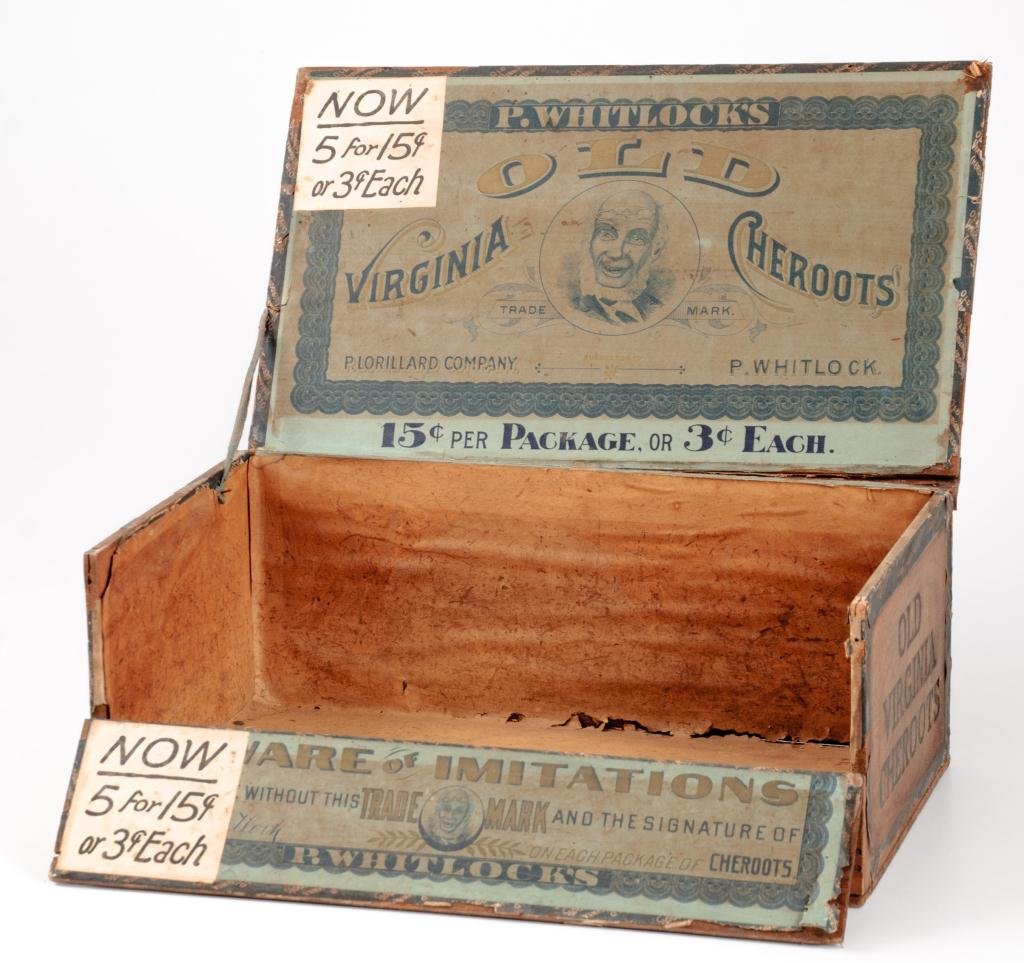 Old Virginia Cheroots Cigar Store Display Box (1 of 7)