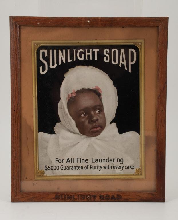Black Americana "Sunlight Soap" Advertisement (1 of 4)