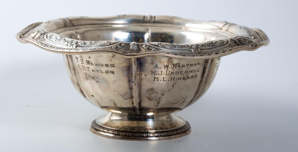 Sterling Silver Footed Presentation Bowl (1 of 6)