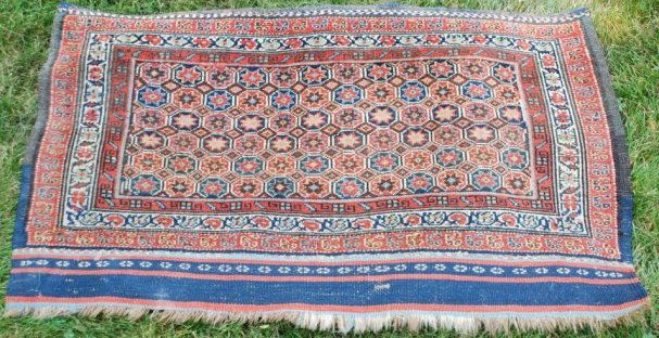 (19th c.) Center Bag Face Oriental Rug (1 of 3)