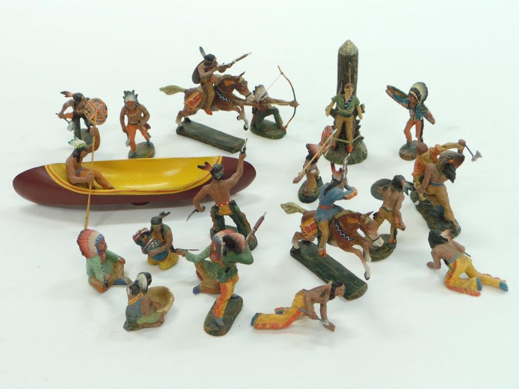 Collection of Elastolin Old West Figures Germany (1 of 6)