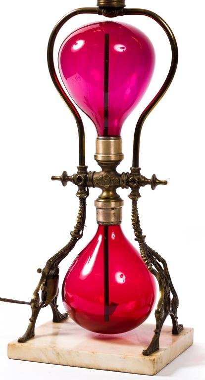 (19th c.) Crystal Parlor Fountain (1 of 5)