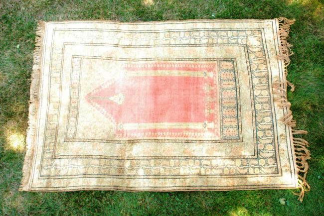 (19th c.) Turkish Silk Oriental Prayer Rug (1 of 4)