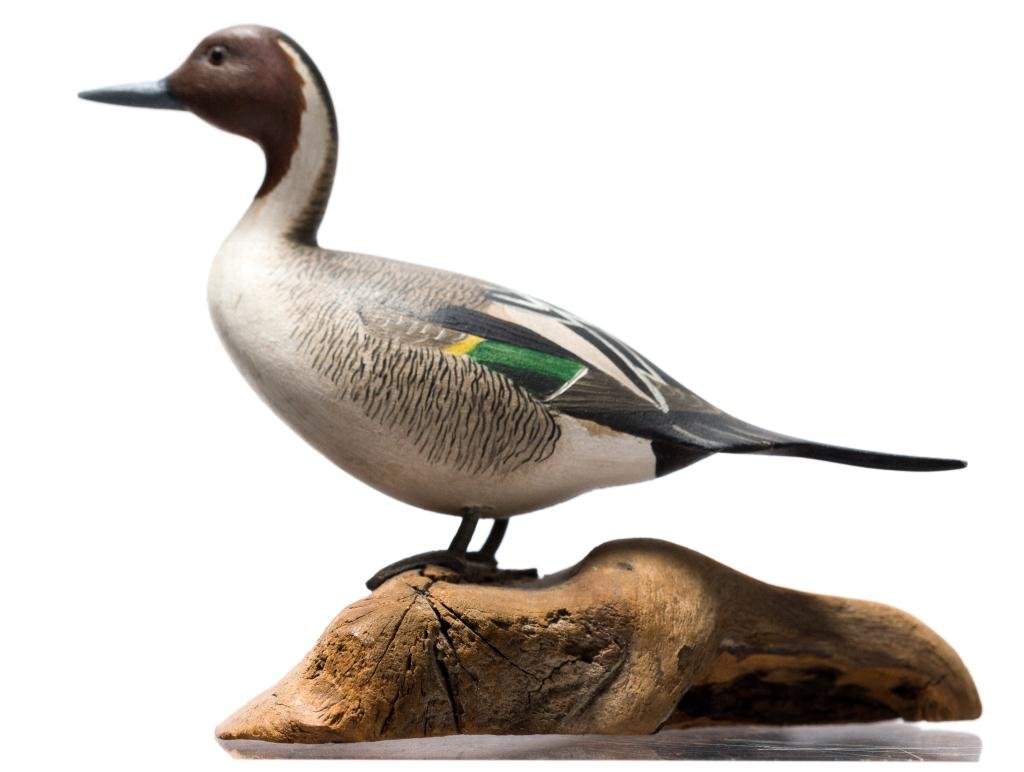 Robert Morse Carved & Painted Miniature Decoy (1 of 7)