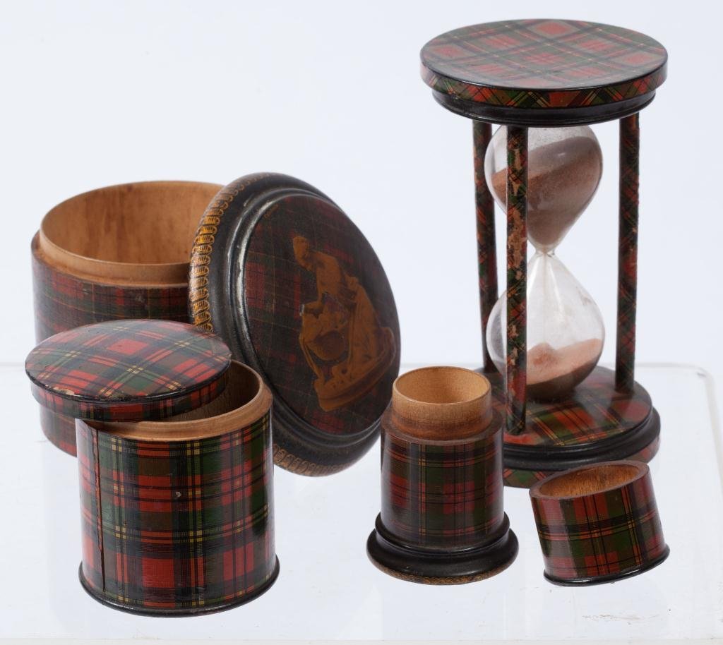 (3) Prince Charlie (1) Caledonia Tartanware Pieces (1 of 2)