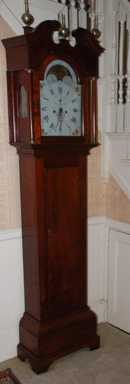 (18th c.) William Fitz Portsmouth Tall Case Clock (1 of 9)