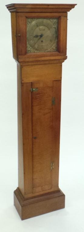 (18th c) Moses Peck Calendar Boston Tall Clock w/ Chime (1 of 10)