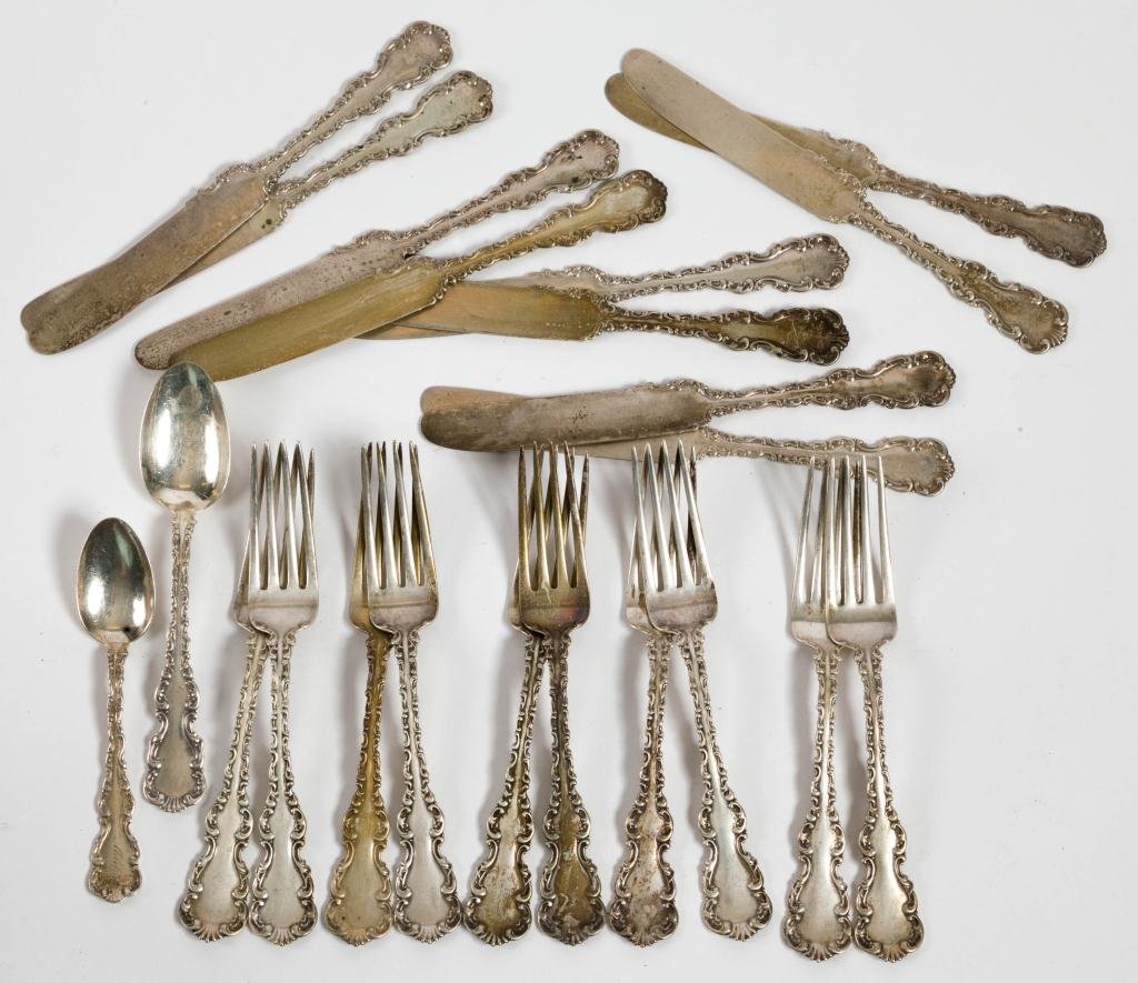 Partial Set Whiting Sterling Flatware (1 of 3)