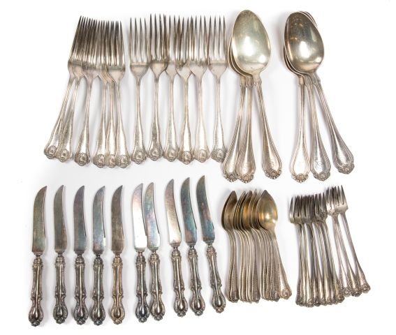Partial Set of Sterling Silver Flatware (1 of 3)