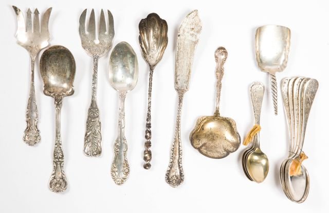 Group Gorham, Whiting Sterling Flatware (1 of 4)