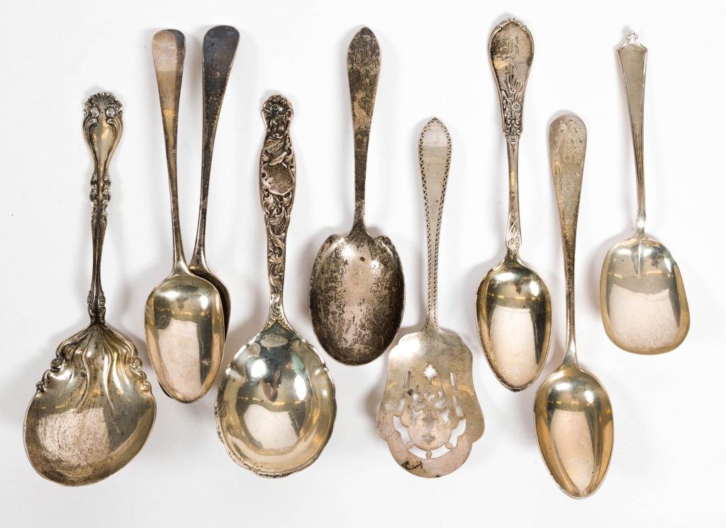 Tiffany, Gorham, Whiting etc. Sterling Flatware (1 of 10)