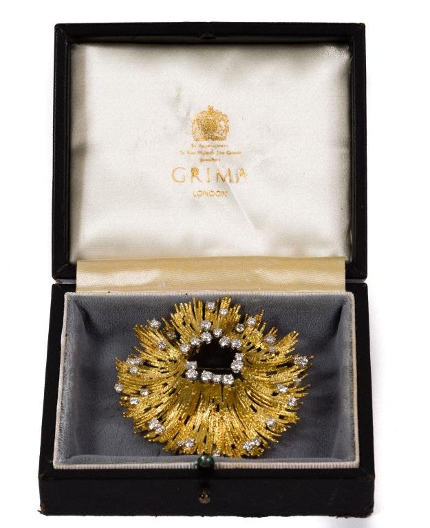 18k Grima Modernist Diamond Pin (1 of 8)