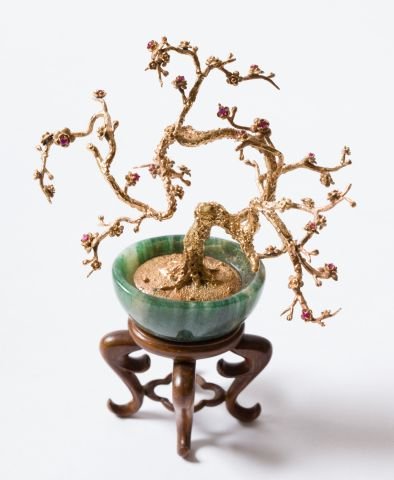 14k Gold Tree in Jade Pot (1 of 5)