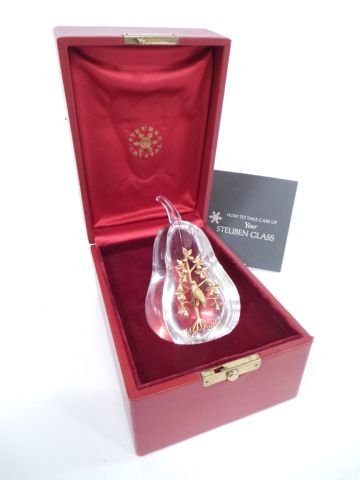 Steuben Glass Partridge in a Pear Tree Sculpture (1 of 4)