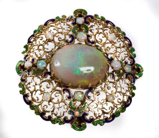 14k Gold Opal Pin (1 of 9)