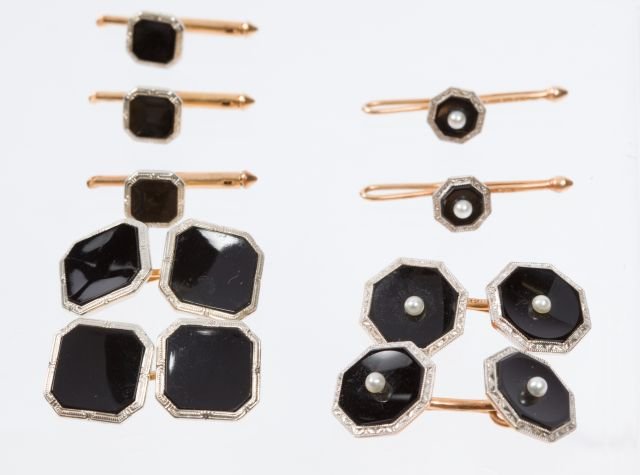 Art Deco Period Cuff Link Sets (1 of 2)