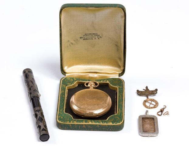 Watermans Sterling Overlay Pen w/ Other Jewelry (1 of 9)