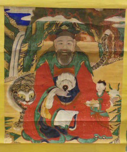 Korean Tiger Deity Scroll (1 of 5)