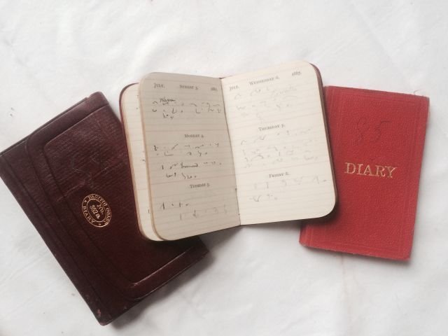 James Howard Bridge Memorandums 1885, 1887, 1888 (1 of 1)