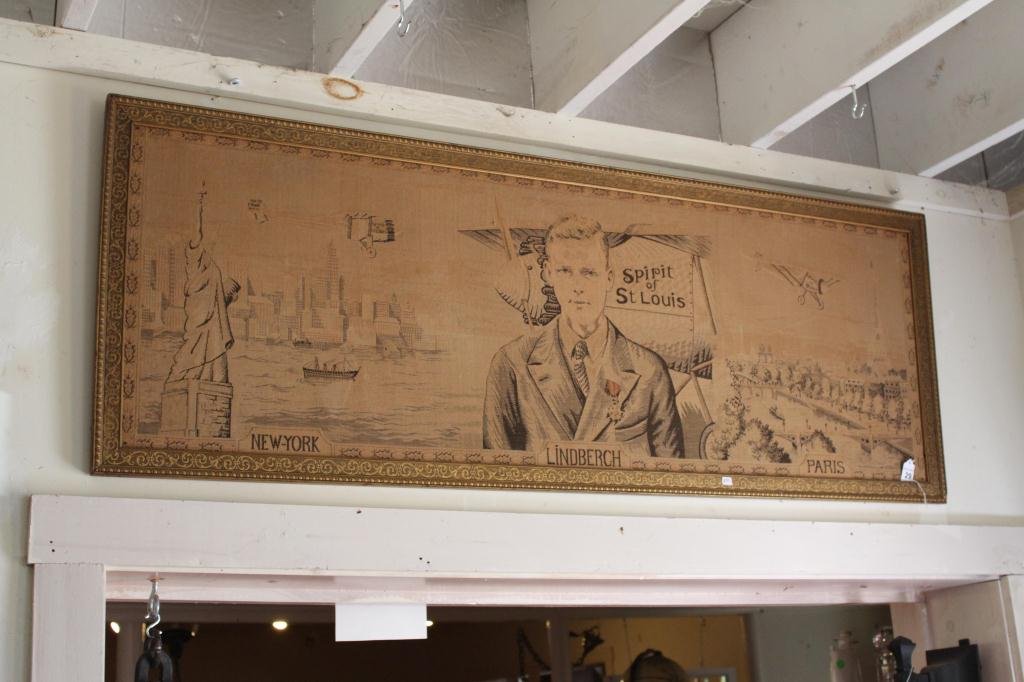Charles Lindbergh Framed Tapestry (1 of 5)