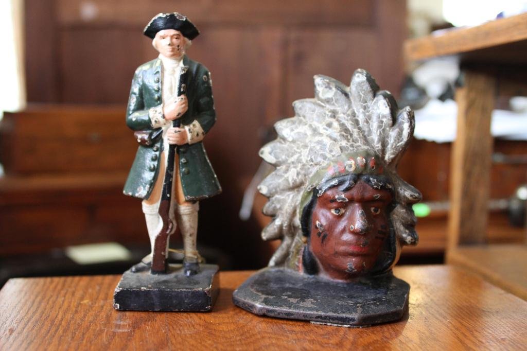 Cast Iron Doorstops of an Indian & Colonial Gent (1 of 6)