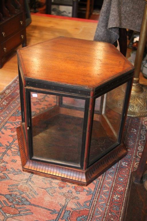 Victorian Hexagonal Display Cabinet (1 of 5)