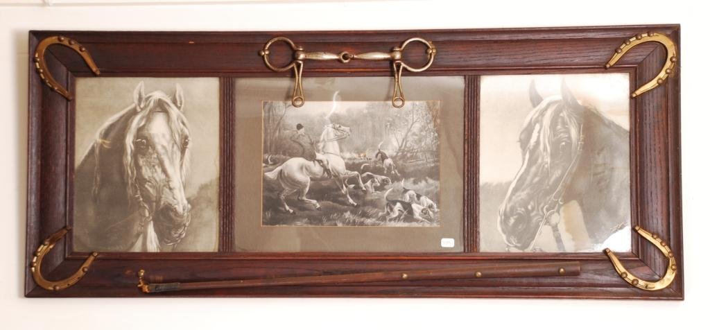 Fox Hunt Triptych with Horse Theme Frame (1 of 5)