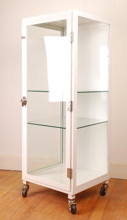 Vintage Enameled Steel Medical Cabinet on Casters (1 of 4)