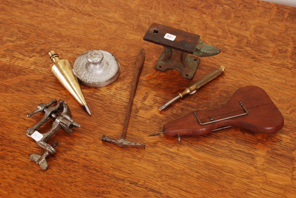 Assortment of Jewelers Tools & Advertising Weight (1 of 6)