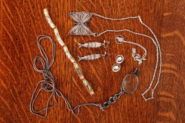 Lot of Misc. Jewelry Including Some Sterling (1 of 9)