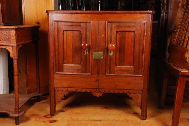 Walnut Two-Door Cabinet (1 of 9)