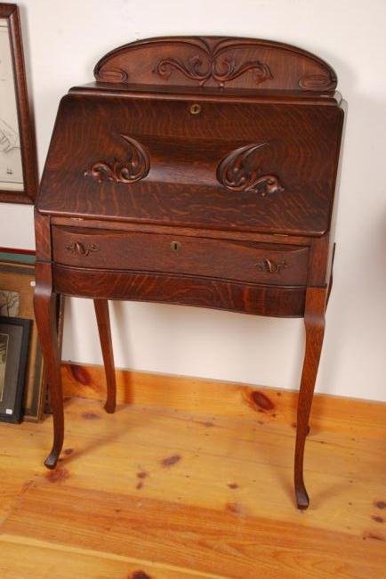 Oak Lady's Writing Desk (1 of 9)