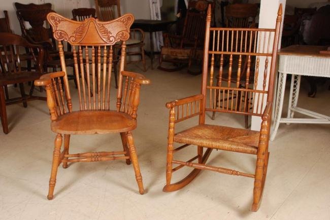 Two Oak Chairs (1 of 6)