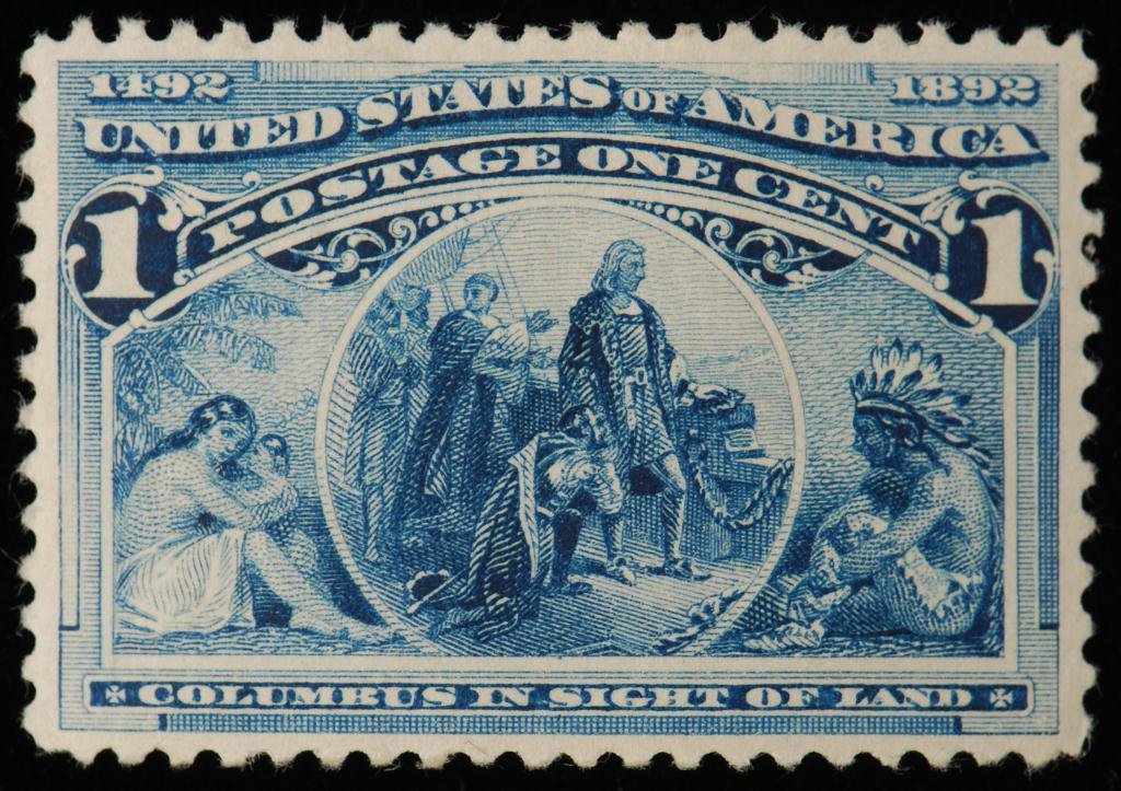 Scott #230 1cent "Columbus Sight of Land" (1 of 2)