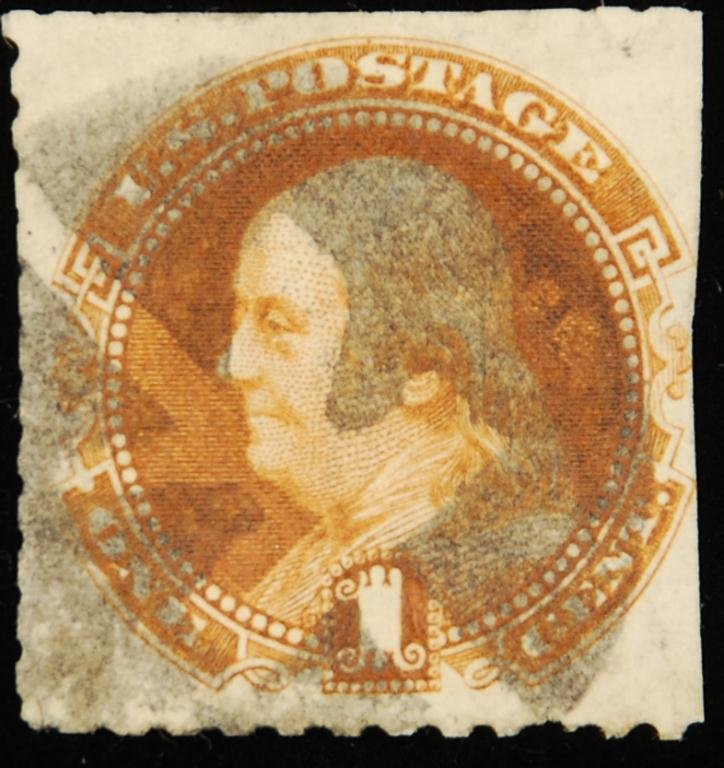 Scott #112 Benjamin Franklin 1c (1 of 1)