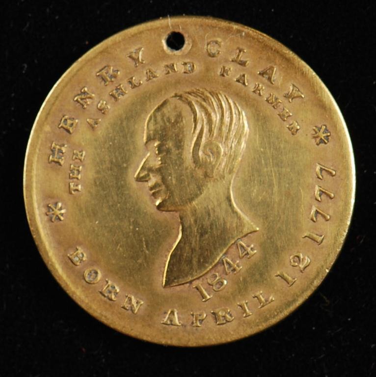 Henry Clay Presidential Campaign Medal 1844 (1 of 2)