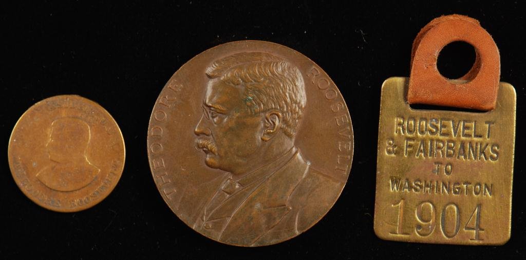 President Theodore Roosevelt Exonumia 1904-1905 (1 of 2)