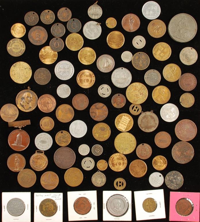 Lot of Medals, Tokens and Exonumia (1 of 10)
