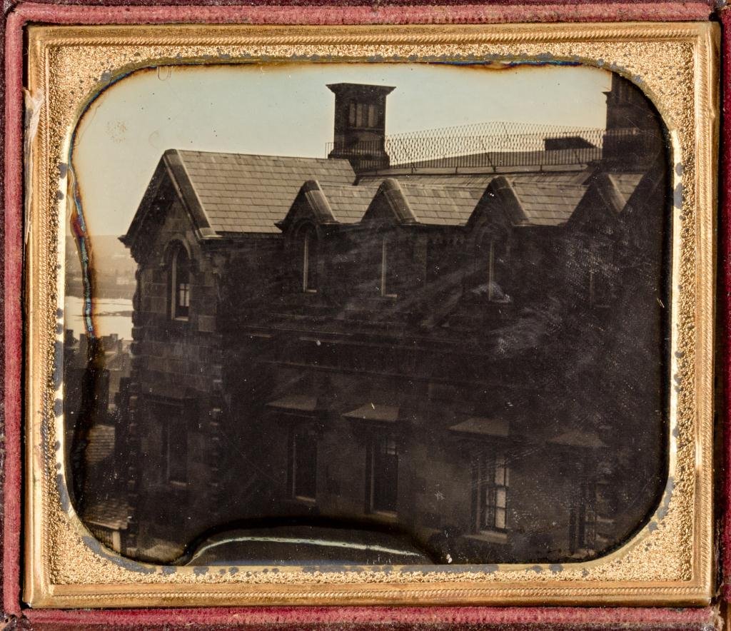 Early 1840's Daguerreotype of Manse and Panorama (1 of 5)